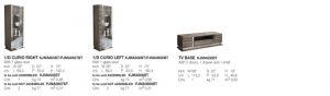 Italiski svetaines baldai Monaco tv spintele (1)